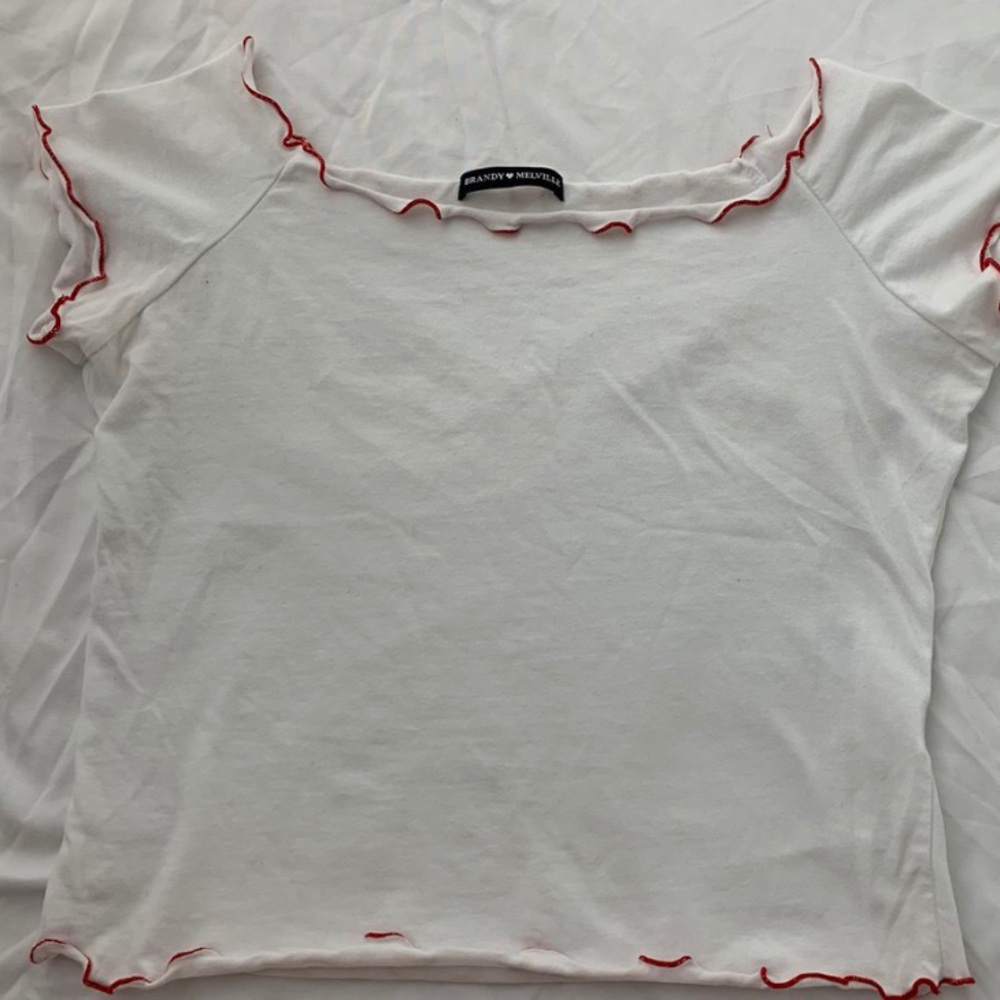 Red lettuce Brandy Melville Top